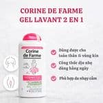 Gel tắm Corine de Farme Douche Corps & Intimité dành cho da nhạy cảm