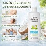 Gel tắm Corine de Farme Essential Eau de Coco Dành cho ai