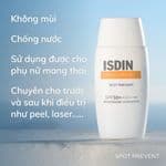 Kem Chống Nắng ISDIN Spot Prevent Fusion Fluid SPF 50+