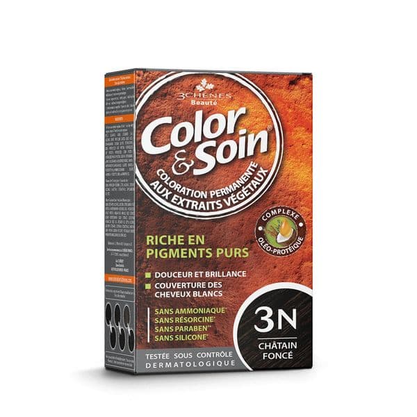 Thuốc Nhuộm Tóc Phủ Bạc Les 3 Chênes Color & Soin Permanent Color Care