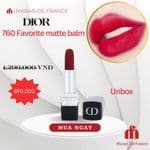 Son Dior Rouge 760 Favorite Velvet Finish