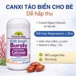 Viên Nhai Canxi Tảo Biển Nature's Way Kids Smart