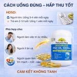 Viên Uống Dầu Cá Nature's Way Odourless Fish Oil 1000mg Cách Dùng