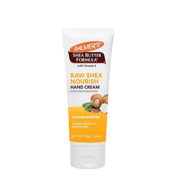 Kem Dưỡng Tay Palmer's Raw Shea Nourish Hand Cream – Kem Dưỡng Ẩm Sâu Da Tay Khô Nứt Nẻ, Bổ Sung Vitamin E Từ Mỹ 96g