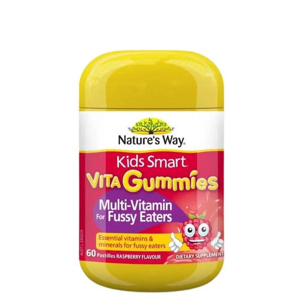 Kẹo Dẻo Vitamin Cho Bé Biếng Ăn Nature's Way Kids Smart Fussy Eaters 60 Viên