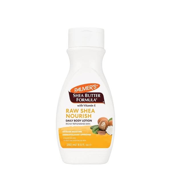 Sữa Dưỡng Thể Palmer's Raw Shea Nourish Daily Body Lotion – Kem Dưỡng Ẩm Sâu 48 Giờ Cho Da Khô Nhạy Cảm Từ Mỹ